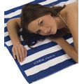 Cabana Stripe Loop Terry Beach Towel (Embroidered)